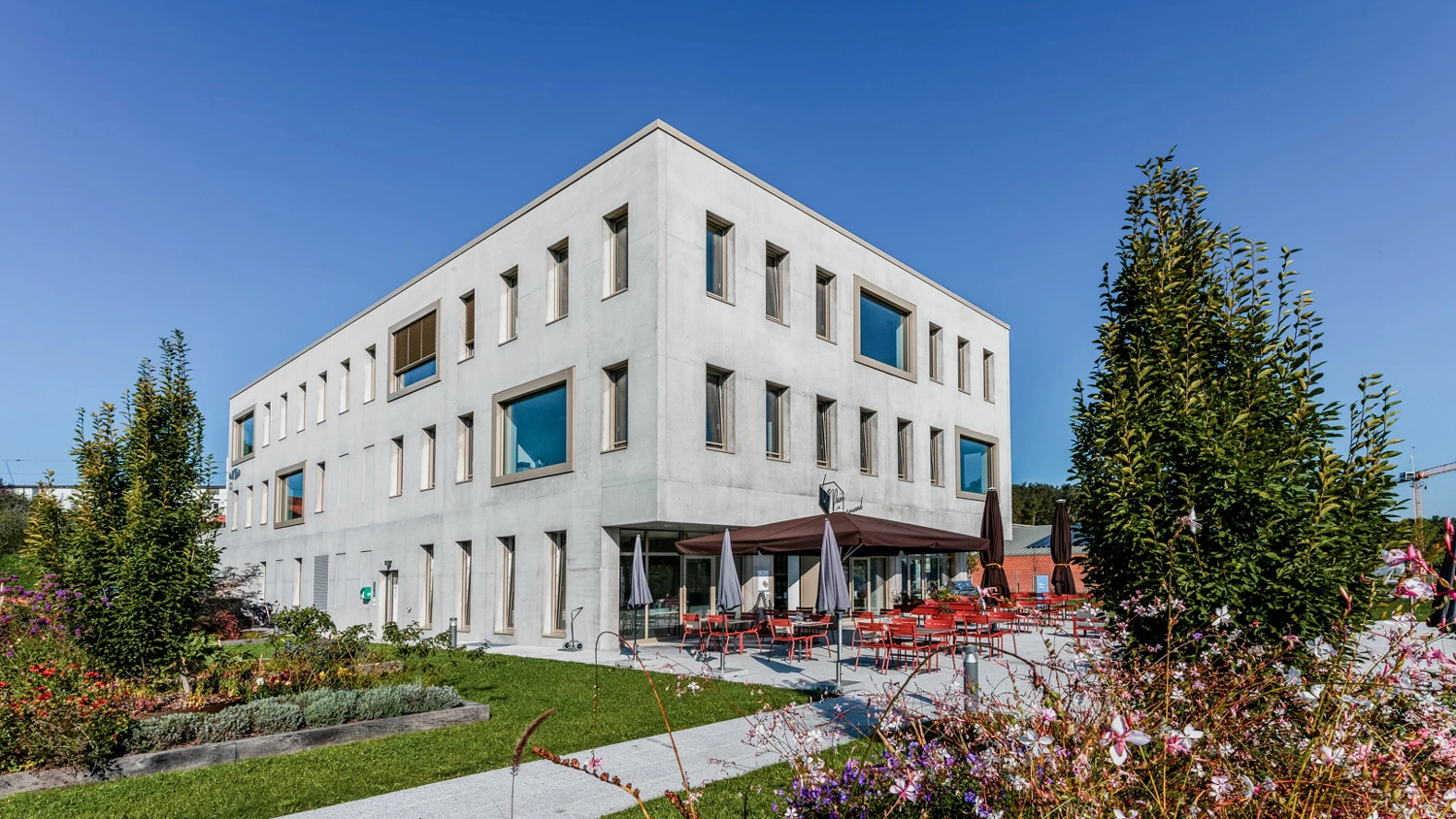 Gebäude des Restaurants Le Pavé Gourmand.